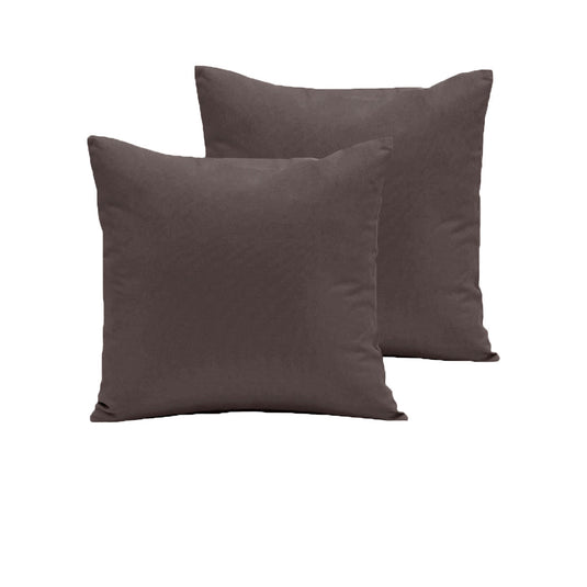 Translation missing: en.Pair of  280TC Polyester Cotton European Pillowcases Mocha