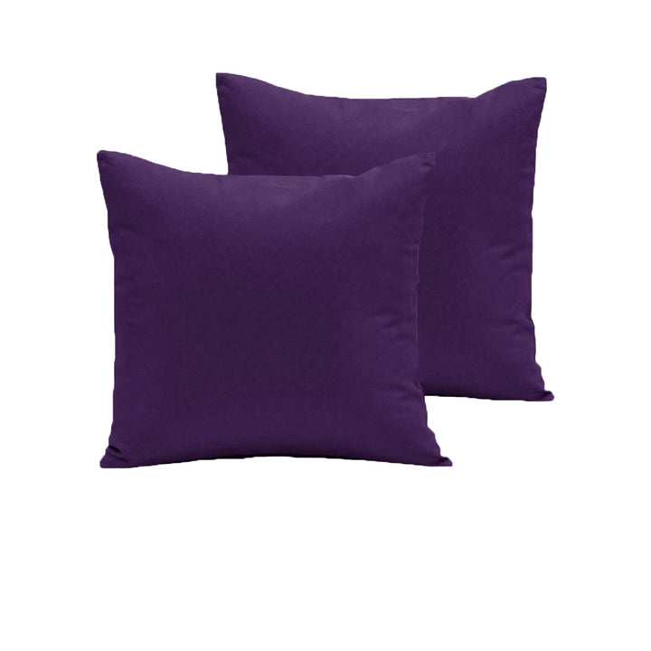 Translation missing: en.Pair of  280TC Polyester Cotton European Pillowcases Purple