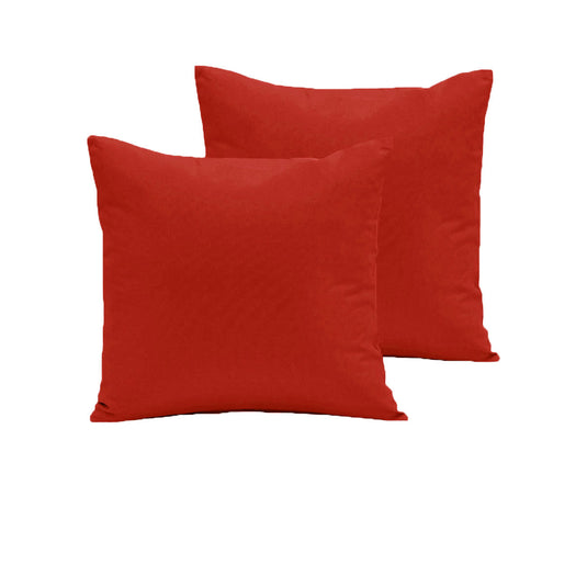 Translation missing: en.Pair of  280TC Polyester Cotton European Pillowcases Red
