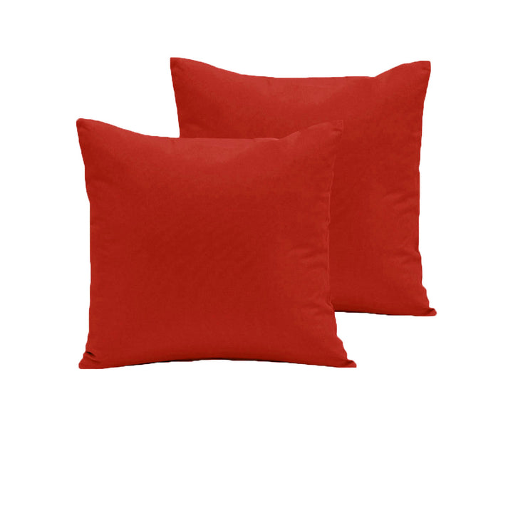 Translation missing: en.Pair of  280TC Polyester Cotton European Pillowcases Red