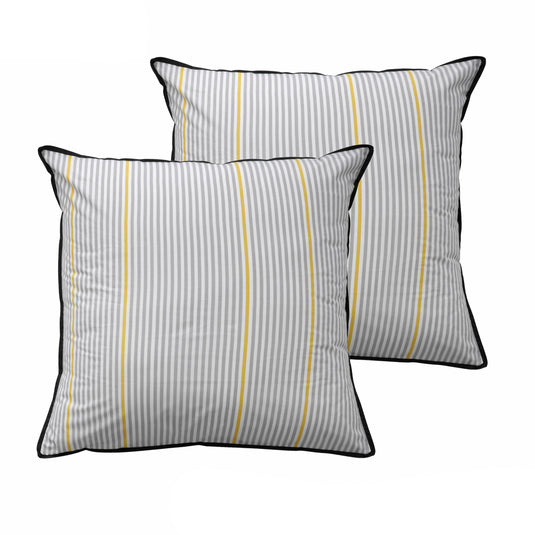 Translation missing: en.Bianca Pair of Baxter Grey European Pillowcases