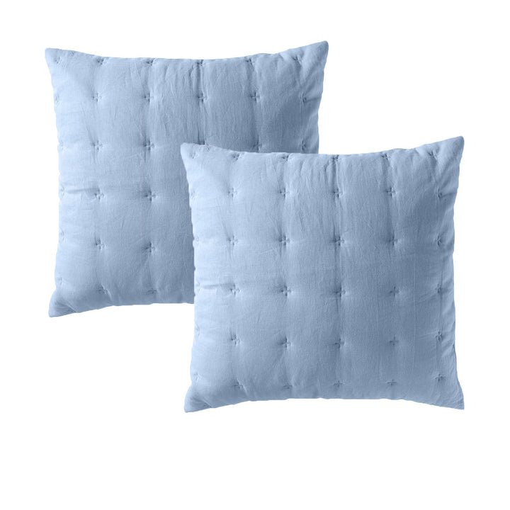 Translation missing: en.Bianca Pair of Langston Blue European Pillowcases