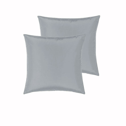 Translation missing: en.PepperMIll Satin European Pillowcases ( Pair ) SILVER