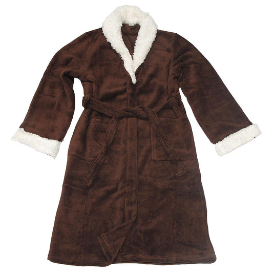 Translation missing: en.Sherpa Bath Robe Chocolate S/M