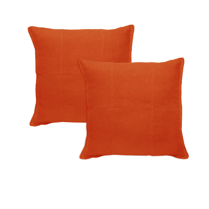 Translation missing: en.Pair of Pure Linen European Pillowcases Mandarin