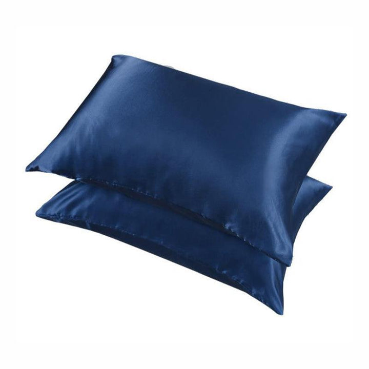 Translation missing: en.2 Pack Satin Pillowcases Luxury Soft Cushion Covers Bedroom Home Decor - Lake Blue