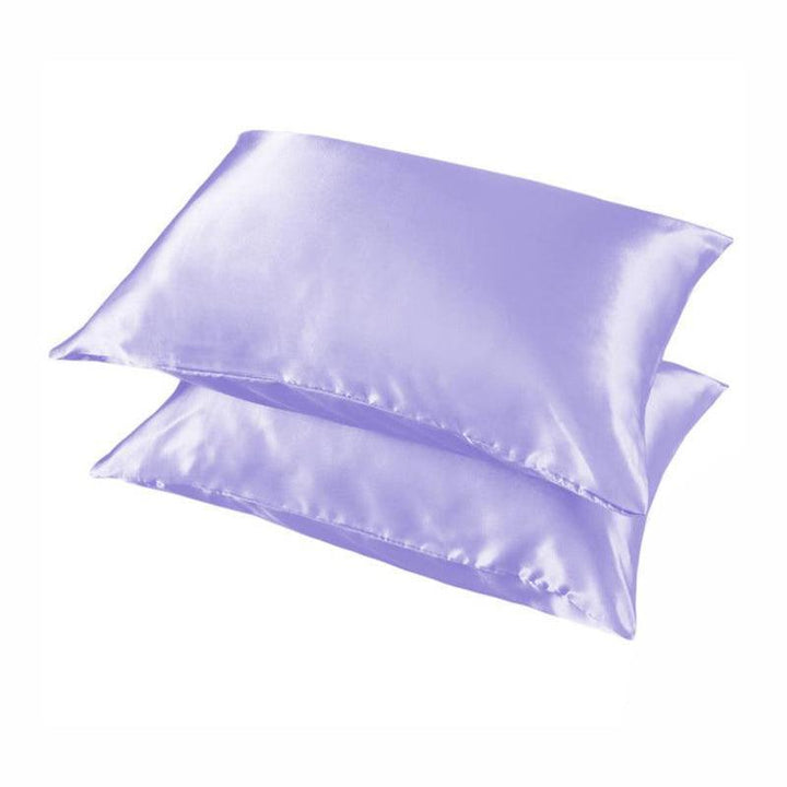 Translation missing: en.2 Pack Satin Pillowcases Luxury Soft Cushion Covers Bedroom Home Decor - Lake Blue
