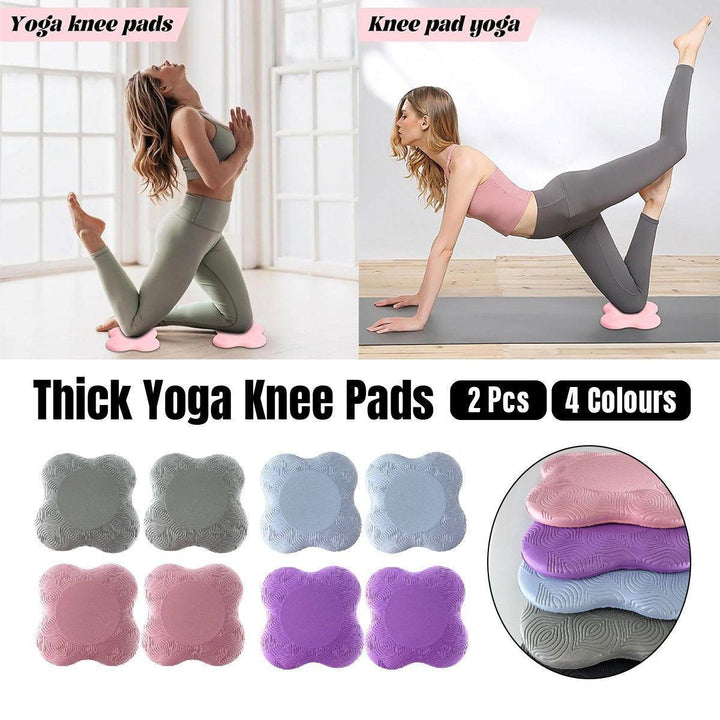 Translation missing: en.2pcs Thick Yoga Kneeling Mat Knee Cushion for Elbow Support Gym Workout Pad - Grey