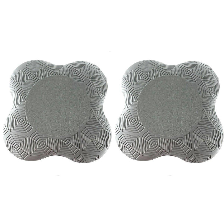 Translation missing: en.2pcs Thick Yoga Kneeling Mat Knee Cushion for Elbow Support Gym Workout Pad - Grey