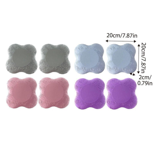 Translation missing: en.2pcs Thick Yoga Kneeling Mat Knee Cushion for Elbow Support Gym Workout Pad - Pink