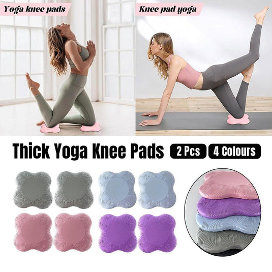 Translation missing: en.2pcs Thick Yoga Kneeling Mat Knee Cushion for Elbow Support Gym Workout Pad - Purple