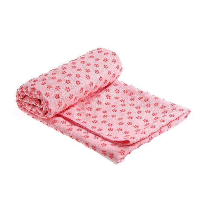 Translation missing: en.Non Slip Yoga Towel Mat Microfiber Fitness Gym Exercise Blanket with Carry Bag - Green
