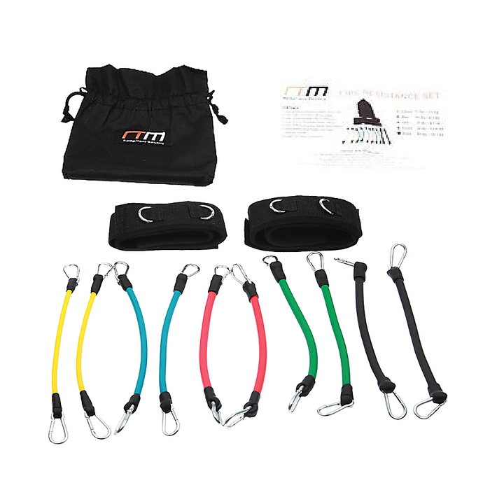 Translation missing: en.13PC Resistance Bands Set – Fitness Exercise Tubes with Handles &amp; Leg Bands