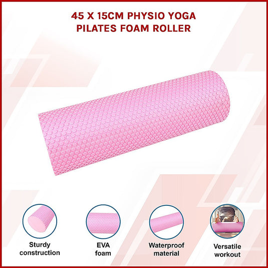 Translation missing: en.45 x 15cm Physio Yoga Pilates Foam Roller