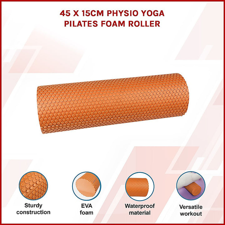 Translation missing: en.45 x 15cm Physio Yoga Pilates Foam Roller