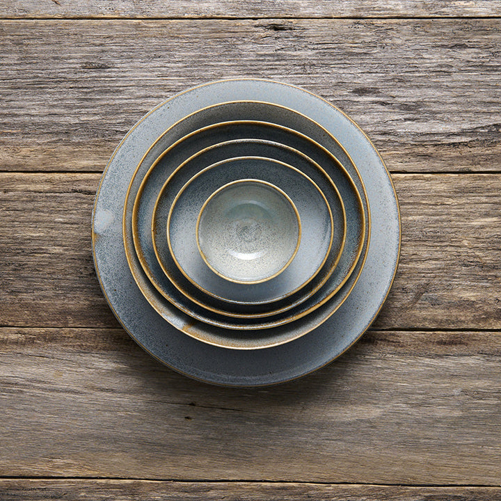Translation missing: en.Tea Cup 120ml Steel Grey Glaze
