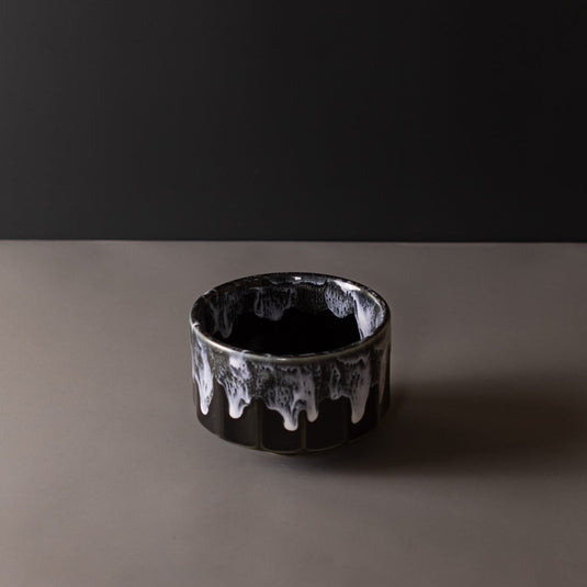 Translation missing: en.Matcha Tea Bowl 11cm Green with White drip