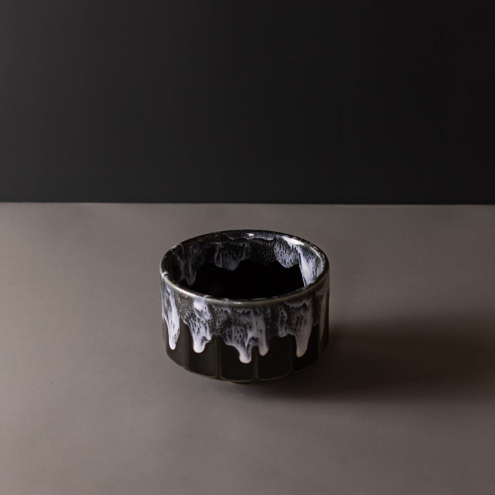 Translation missing: en.Matcha Tea Bowl 11cm Green with White drip
