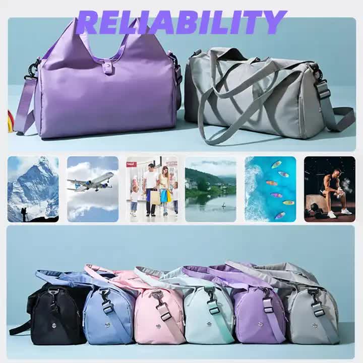Translation missing: en.Light Green Oxford Fabric Women's Shoulder Bag, Large Capacity Yoga &amp; Gym Bag with Separate Shoe Compartment - Stylish &amp; Functional Sport Bag