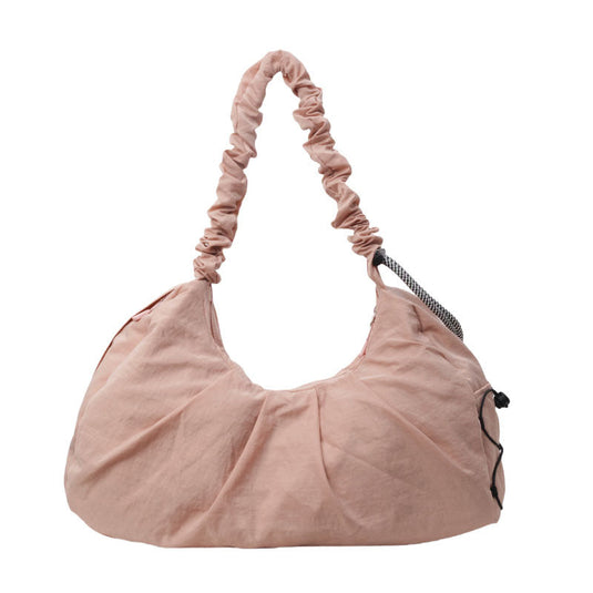 Translation missing: en.Pink Fashionable Lightweight Shoulder Bag – Compact Fitness Yoga Sports Bag for Women, Casual Training Bag