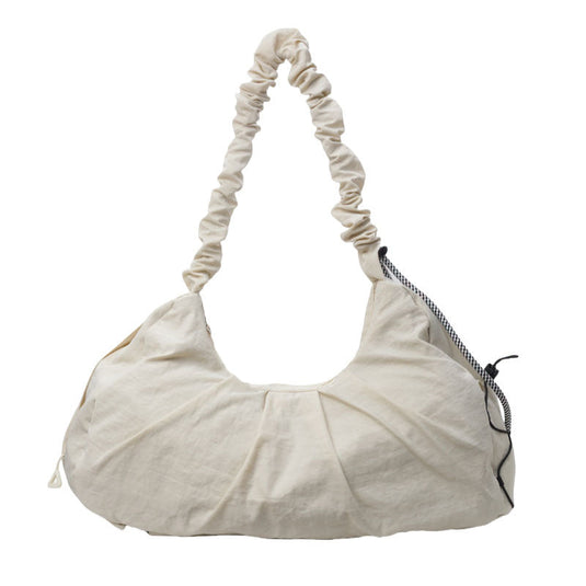 Translation missing: en.White Fashionable Lightweight Shoulder Bag - Compact Fitness Yoga Sports Bag for Women, Casual Training Bag