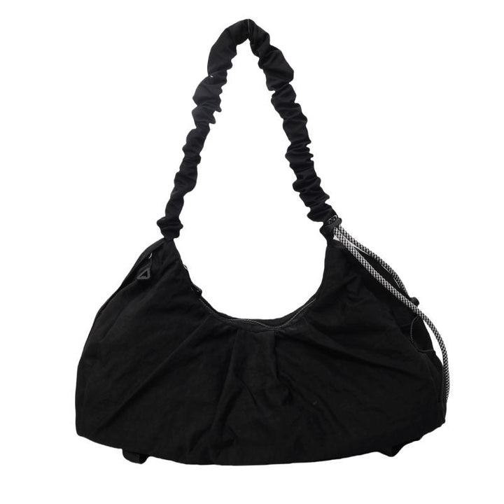 Translation missing: en.Black Fashionable Lightweight Shoulder Bag - Compact Fitness Yoga Sports Bag for Women, Casual Training Bag