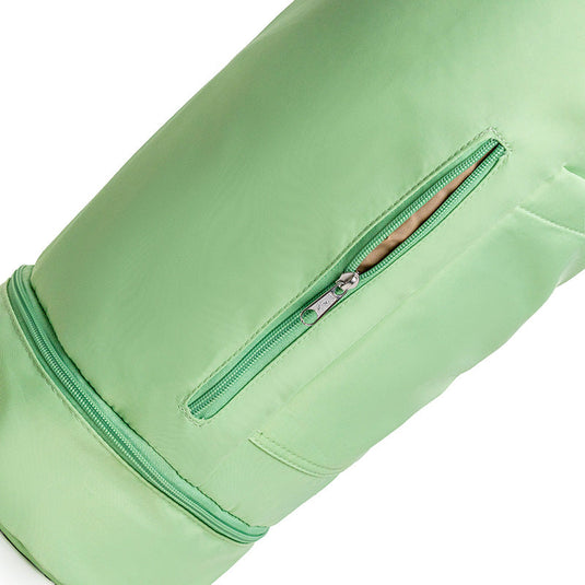 Translation missing: en.Green Durable Yoga Mat Carry Bag - Multi-Functional Fitness Backpack with Wet Pocket(Mugs are filming props, not included)