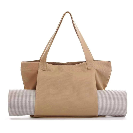 Translation missing: en.Apricot Yoga Mat Tote Bag - Multi-Purpose Gym Bag with Yoga Mat Holder