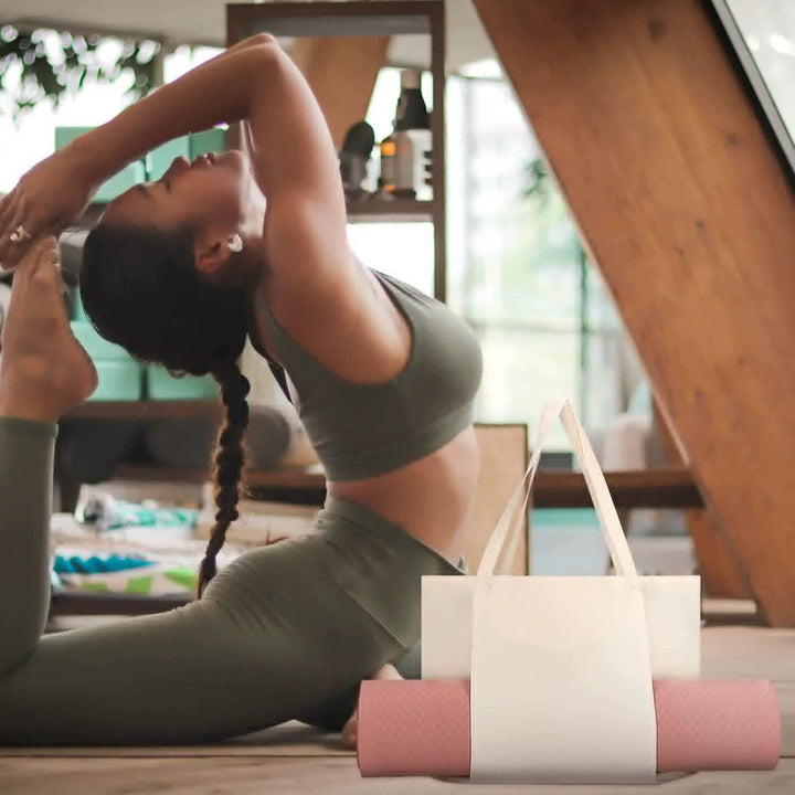 Translation missing: en.Black Yoga Mat Tote Bag - Multi-Purpose Gym Bag with Yoga Mat Holder