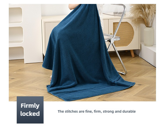 Translation missing: en.Grey Luxury Cotton Towel Set(Towel + Bath Towel) - Quick Dry, Extra Thick &amp; Absorbent, Perfect for Bath &amp; Beach