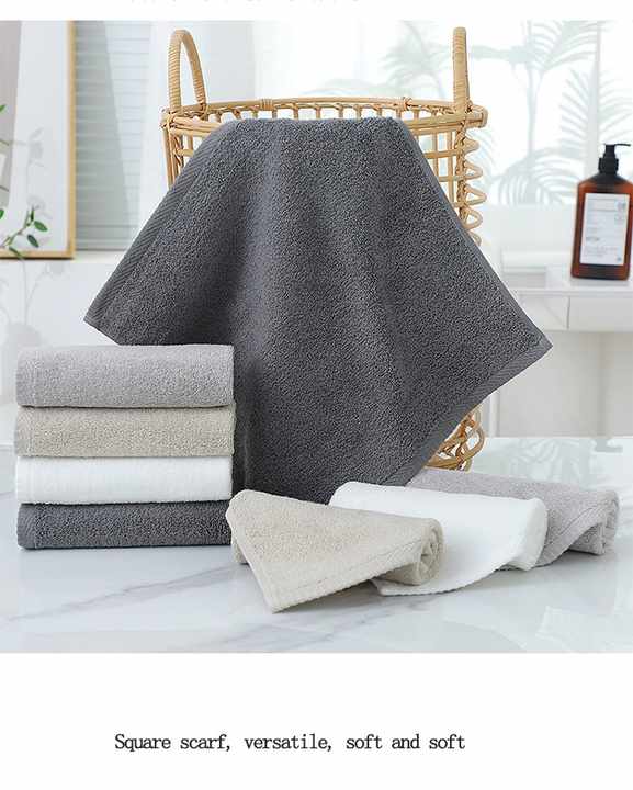 Translation missing: en.White Premium Cotton Towel Set - 6 Pieces, Soft &amp; Absorbent Bath Towels for Adults