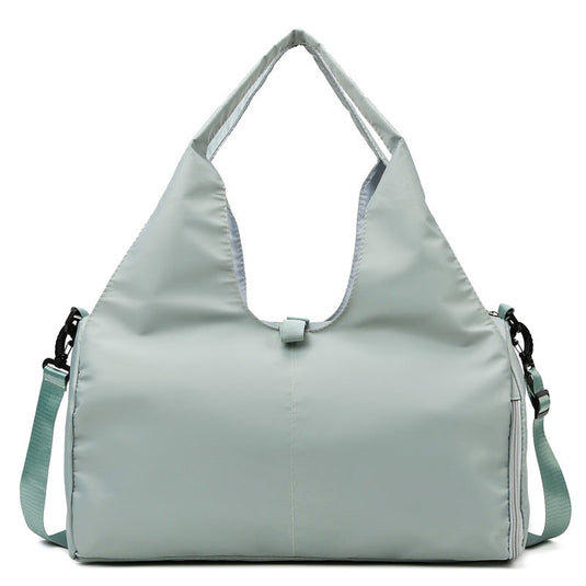Translation missing: en.Green Stylish Women's Travel Bag - Large-Capacity Fitness &amp; Yoga Bag with Separate Shoe Compartment