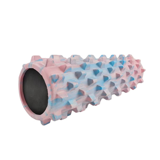 Translation missing: en.Colorful Solid Yoga Foam Roller 45cm - Colorful Wolf Tooth Design Muscle Relaxation Massage Stick for Fitness and Sports