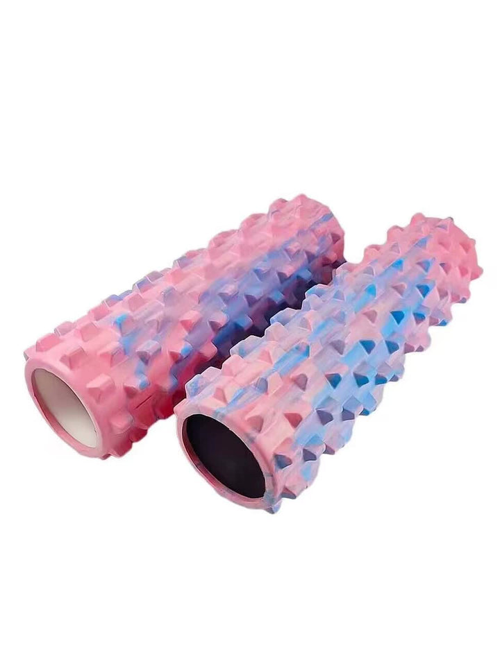 Translation missing: en.Colorful Solid Yoga Foam Roller 45cm - Colorful Wolf Tooth Design Muscle Relaxation Massage Stick for Fitness and Sports