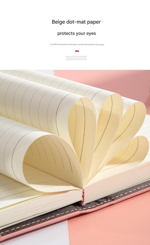 Translation missing: en.Heart Lock Diary with Key - Vintage Style Journal, Pink PU Leather, Secure and Elegant