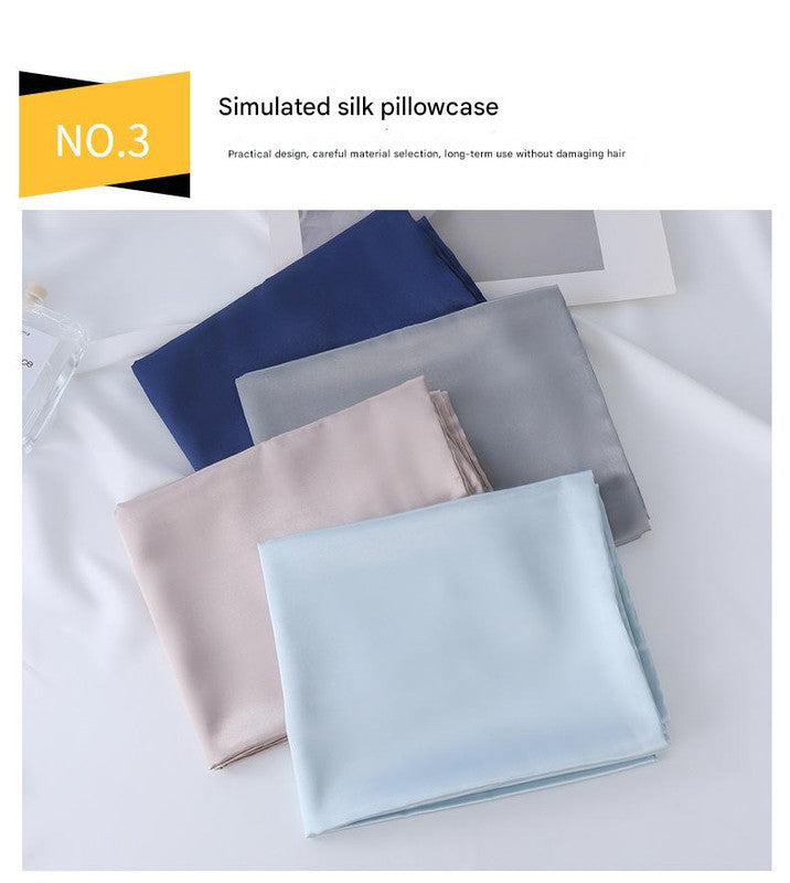 Translation missing: en.Luxury Satin Sleep Mask Gift Set,4-Piece with Pillowcase and Hair Accessories(Dark green)