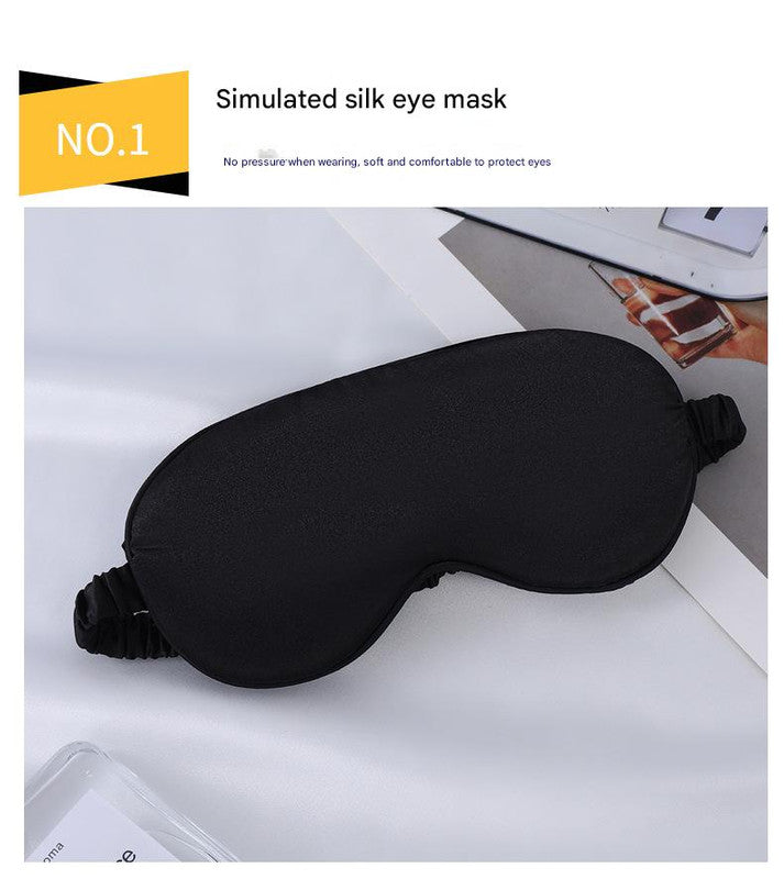 Translation missing: en.Luxury Satin Sleep Mask Gift Set,4-Piece with Pillowcase and Hair Accessories(White)
