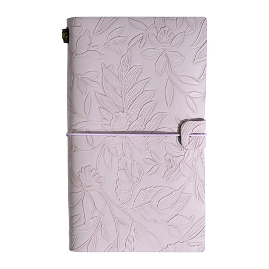 Translation missing: en.Purple 2-Pack Vintage Floral Embossed PU Leather Journals - 192 Pages Each