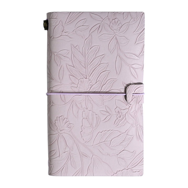 Translation missing: en.Purple 2-Pack Vintage Floral Embossed PU Leather Journals - 192 Pages Each