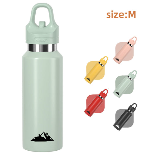 Translation missing: en.Green 480ml Insulated Stainless Steel Water Bottle - Leakproof One-Click Lid Thermal Flask for Hot &amp; Cold Drinks
