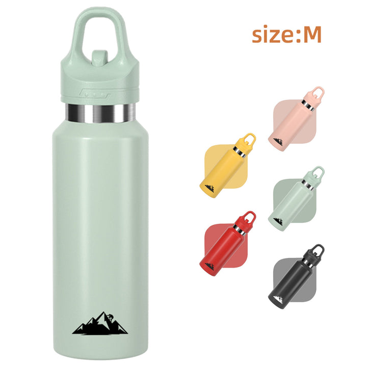 Translation missing: en.Green 480ml Insulated Stainless Steel Water Bottle - Leakproof One-Click Lid Thermal Flask for Hot &amp; Cold Drinks