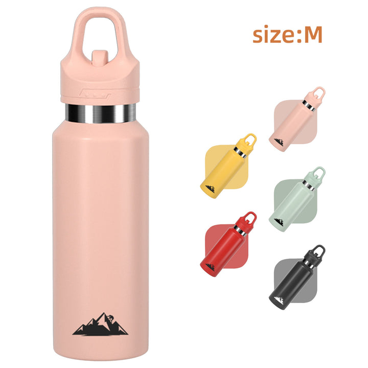 Translation missing: en.Pink 480ml Insulated Stainless Steel Water Bottle - Leakproof One-Click Lid Thermal Flask for Hot &amp; Cold Drinks