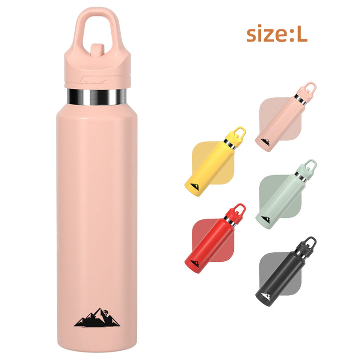 Translation missing: en.Pink 680ml Insulated Stainless Steel Water Bottle - Leakproof One-Click Lid Thermal Flask for Hot &amp; Cold Drinks