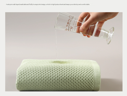 Translation missing: en.Light Pink Premium 3-Piece Waffle Weave Cotton Towel Set - Lightweight, Quick-Dry &amp; Absorbent - Bath, Hand, Face Cloth