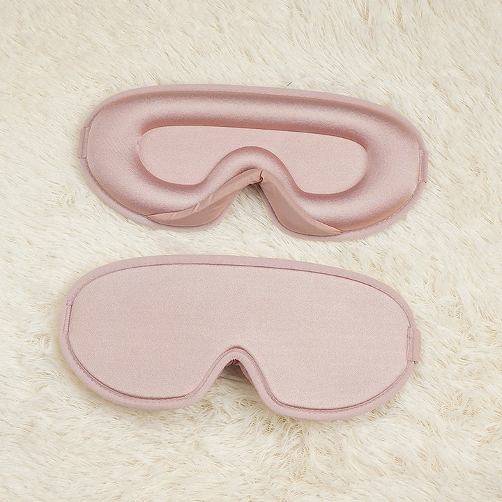 Translation missing: en.Pink Set of 2 3D Contoured Sleep Eye Masks - Total Blackout Memory Foam Blindfold with Lycra