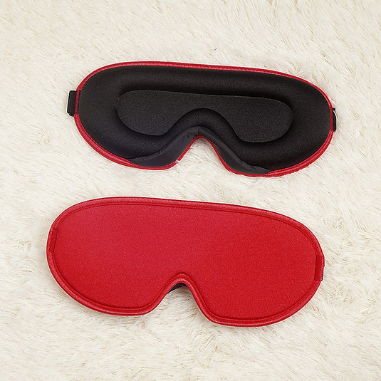 Translation missing: en.Red Set of 2 3D Contoured Sleep Eye Masks - Total Blackout Memory Foam Blindfold with Lycra