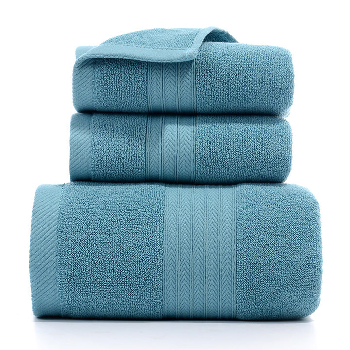 Translation missing: en.Premium Long-Staple Cotton Towel Set - 2 Hand Towels &amp; 1 Bath Towel Gift Bundle(green)