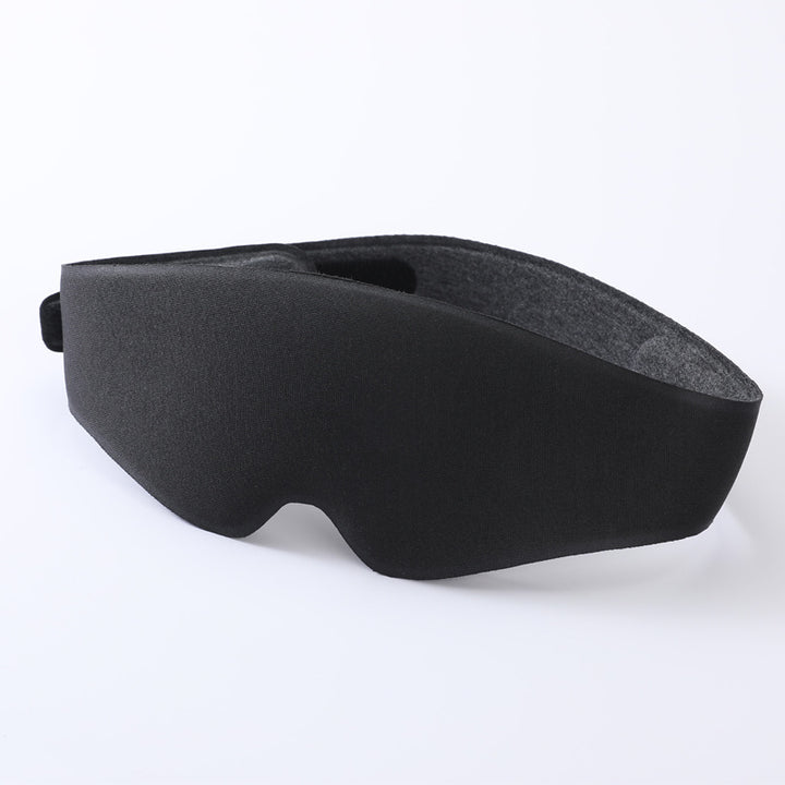 Translation missing: en.2pcs 3D Contour Blackout Sleep Mask - Ergonomic Eye Mask, Provides Total Darkness and Comfortable Sleep, Adjustable Strap(black)