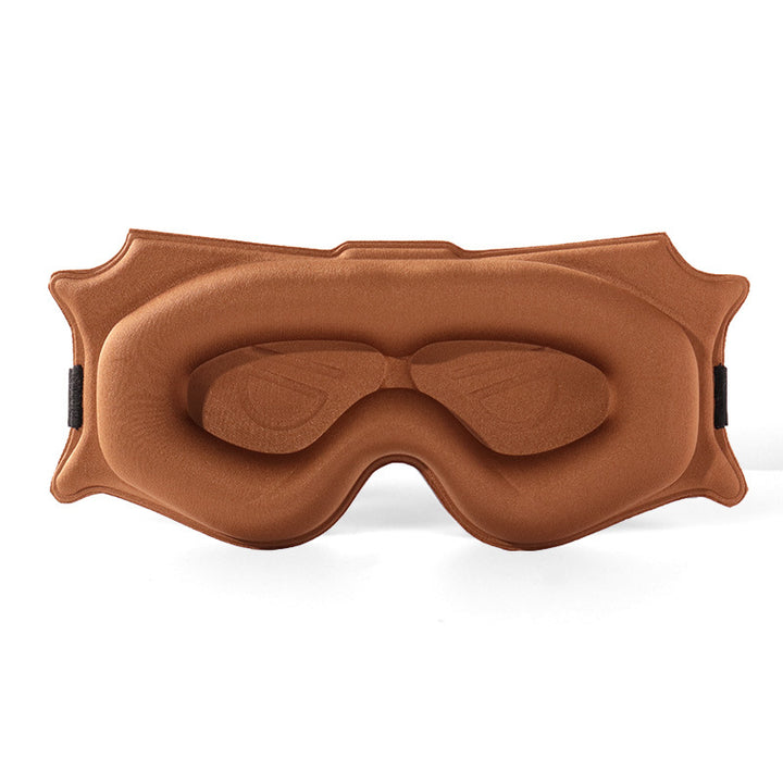 Translation missing: en.3pc 6D Contoured Zero-Pressure Sleep Mask - 360 Light Blocking Eye Mask with Adjustable Strap(Camel)