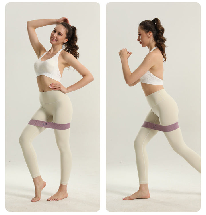 Translation missing: en.Colorful Fabric Resistance Bands for Legs and Glutes - Set of 4 Non-Slip Workout Loops